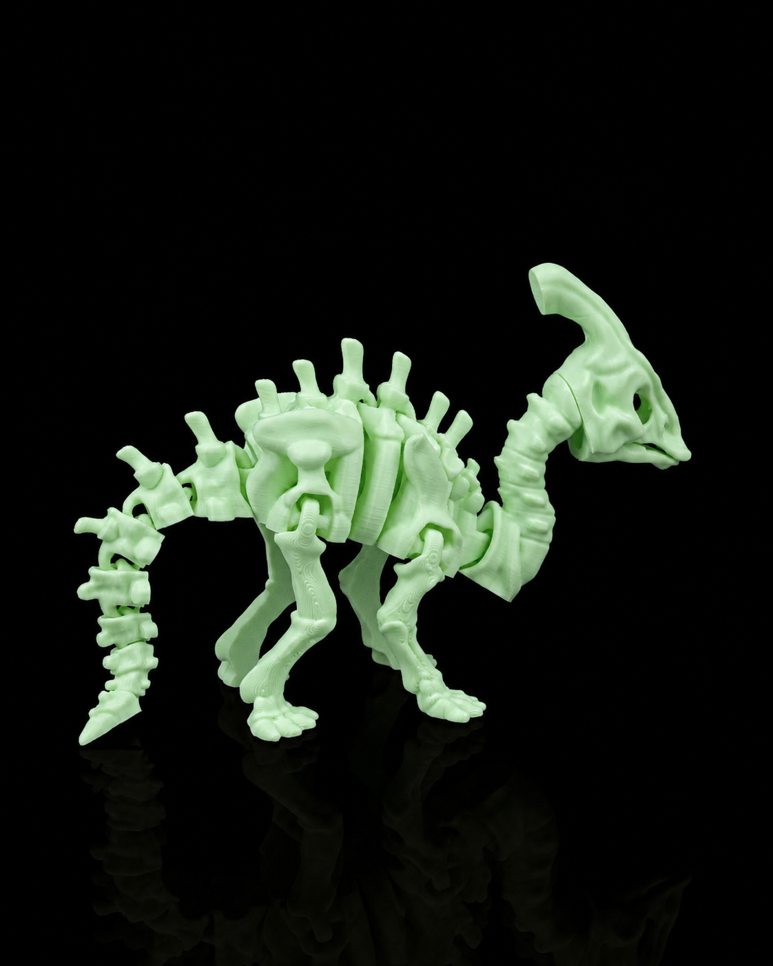 Glow in the Dark Skeleton Parasaurolophus