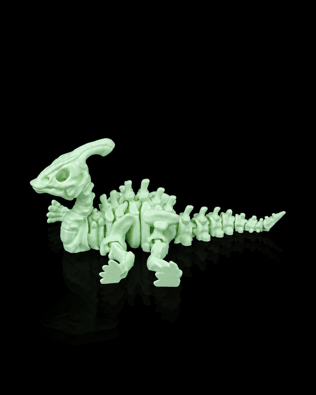 Glow in the Dark Skeleton Parasaurolophus