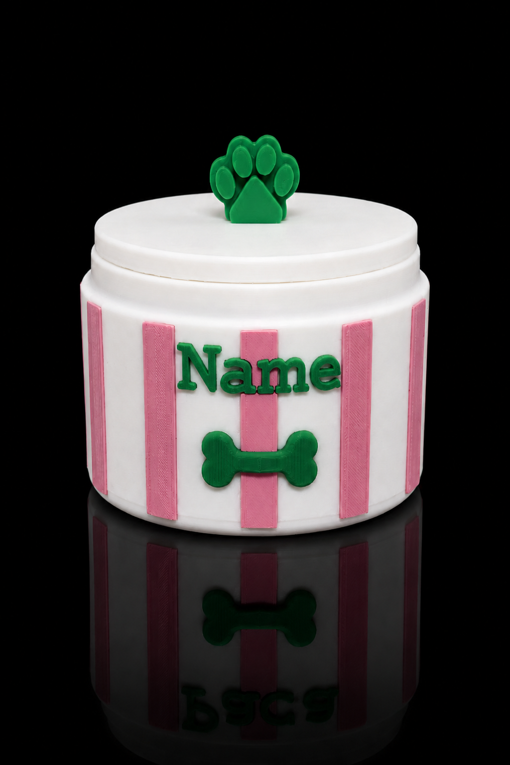 Personalized Dog Treat Container