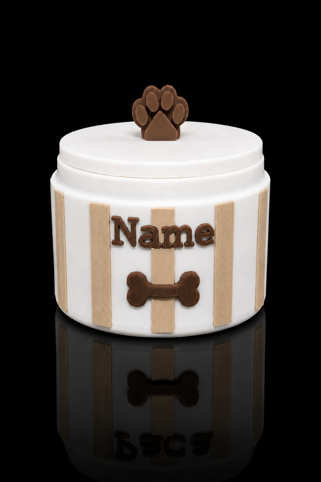 Personalized Dog Treat Container