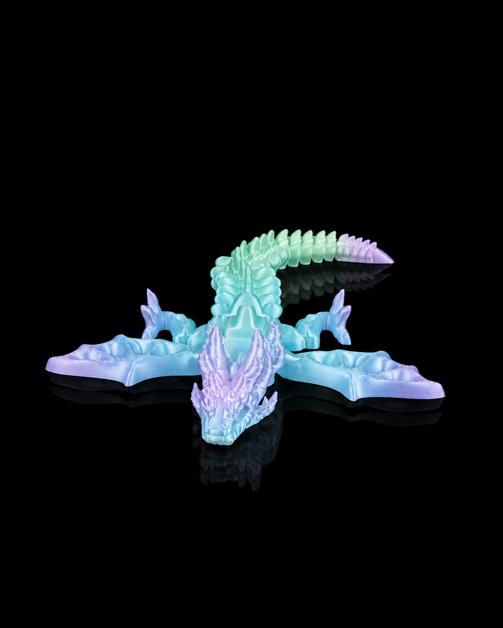 Frostbite Undead Wyvern - Articulated Dragon