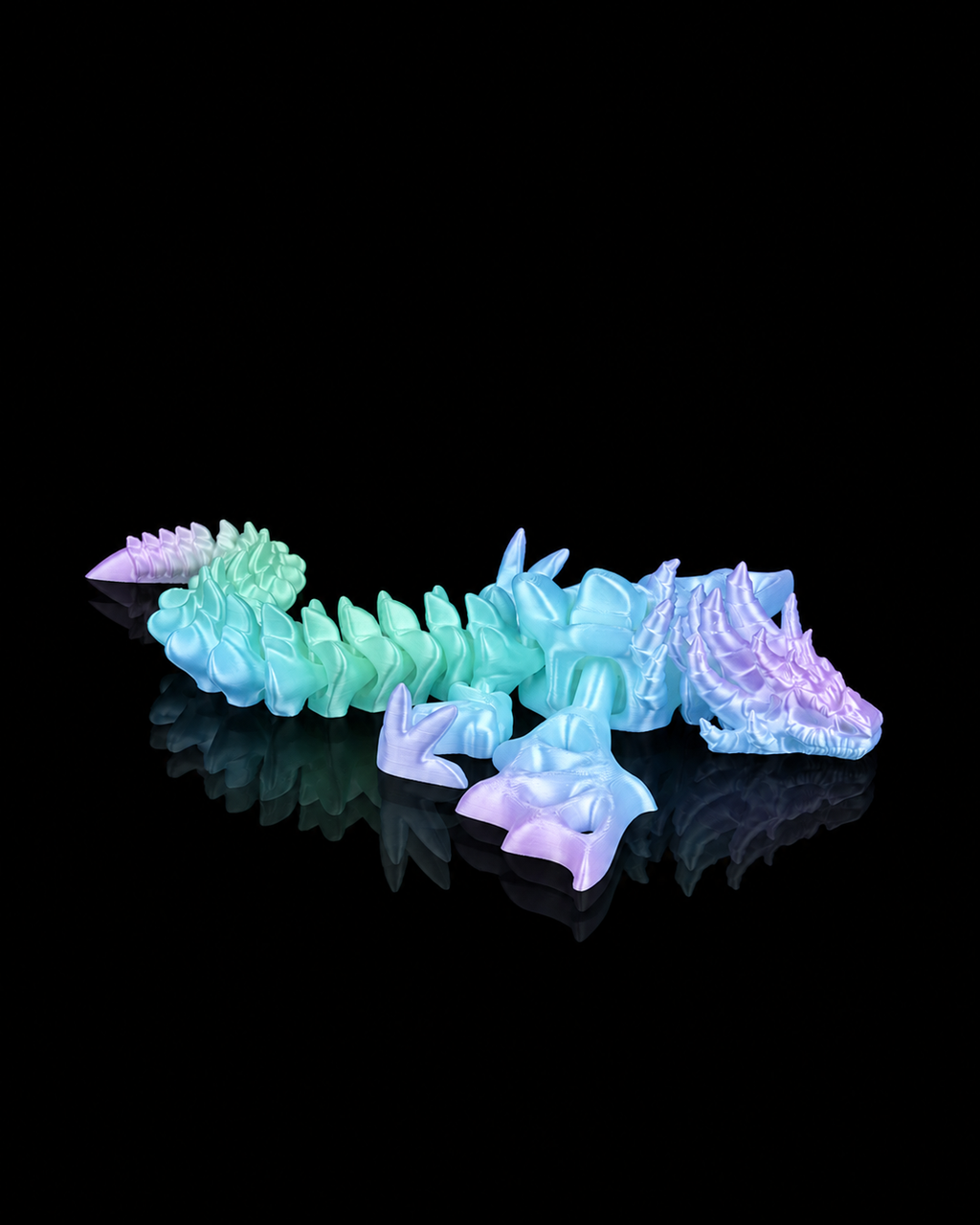 Frostbite Undead Wyvern - Articulated Dragon