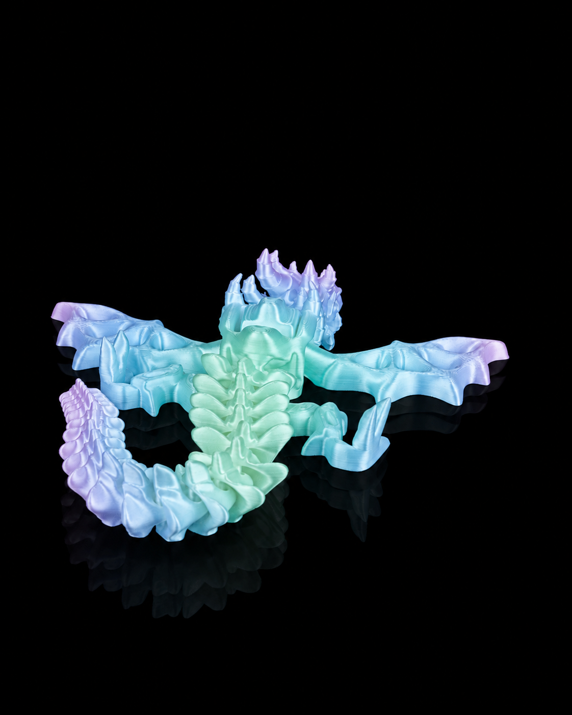 Frostbite Undead Wyvern - Articulated Dragon