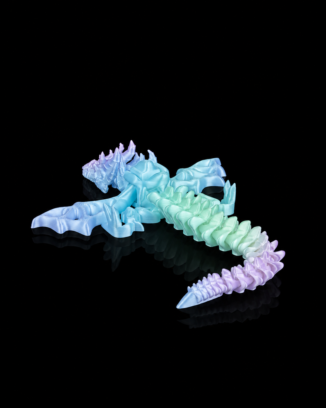 Frostbite Undead Wyvern - Articulated Dragon