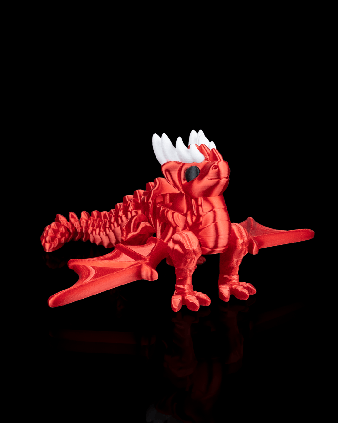 Crimson Legend Dragon - Articulated Flexi Dragon