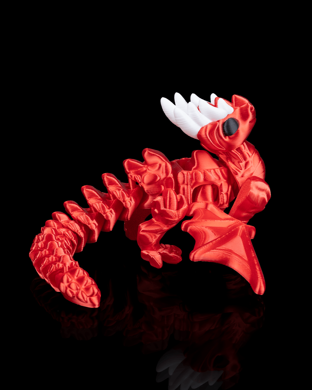 Crimson Legend Dragon - Articulated Flexi Dragon