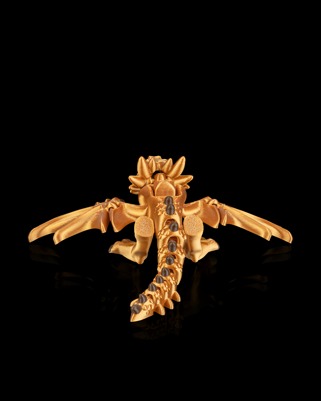 Golden Flexi Wyvern - Articulated Dragon